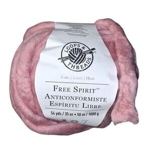 Loops & Threads Free Spirit Anticonformist Wool Poly Acrylic Soft Jumbo Yarn